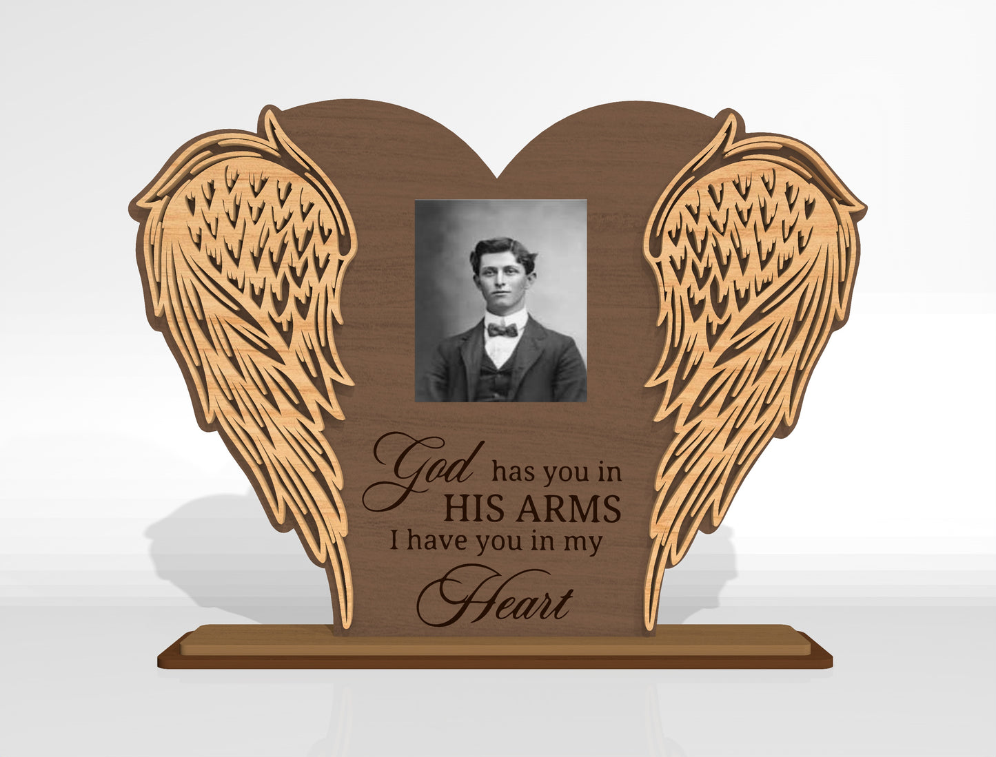 Memorial Photo Frame SVG Bundle for Glowforge, xTool, or LightBurn