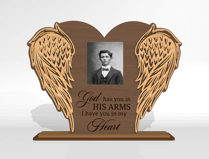 Memorial Photo Frame SVG Bundle for Glowforge, xTool, or LightBurn