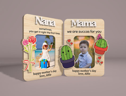 Mother's Day Photo Frame SVG Bundle 11 Designs for Glowforge and xTool
