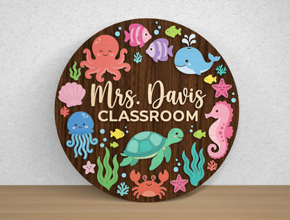 Teacher Door Hanger SVG Bundle for Glowforge xTool LightBurn