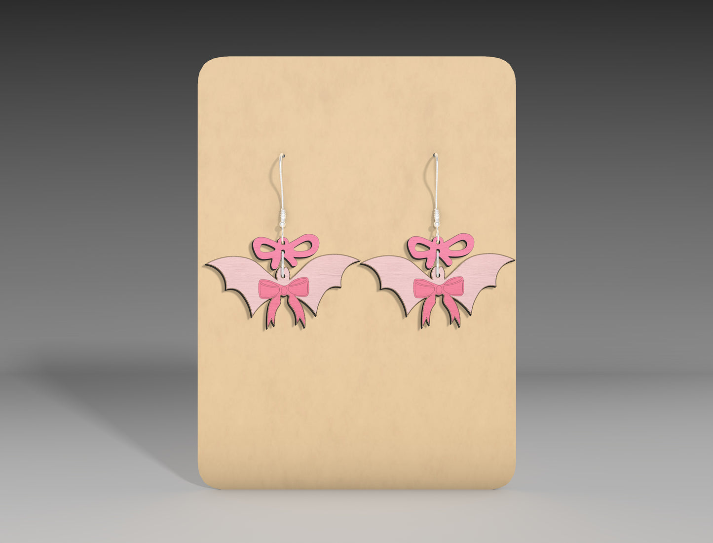 Halloween Ghost Bow Earrings SVG Bundle 11 Designs for xTool Glowforge LightBurn