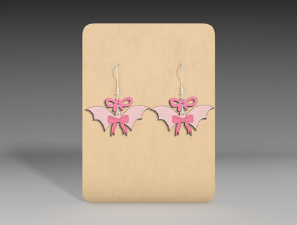 Halloween Ghost Bow Earrings SVG Bundle 11 Designs for xTool Glowforge LightBurn