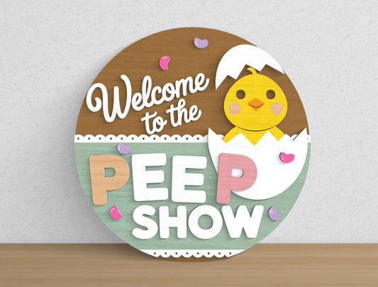 Bunny Welcome Sign Laser Cut File SVG – Ready to Cut – 9 Designs – Glowforge, xTool, LightBurn, etc.