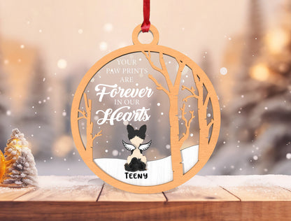 Pet Memorial Ornament SVG Laser Cut File for Glowforge