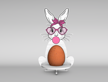 Bunny Egg Holder Stand SVG Easter Tabletop 5 Designs for Glowforge and xTool