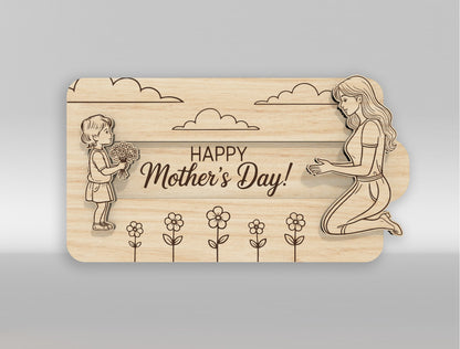 Sliding Gift Card Holder SVG Bundle 9 Designs for Glowforge and xTool