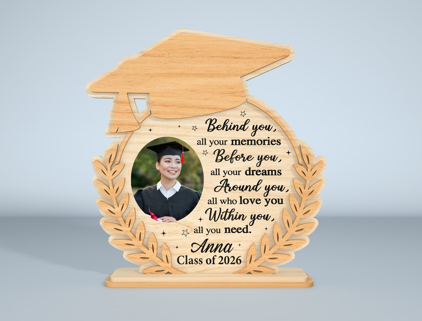 Graduation Photo Frame SVG Bundle Laser Cut File for Glowforge and xTool