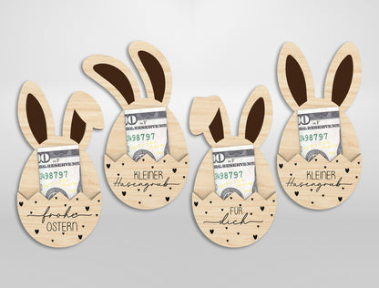 Bunny Money Holder Ornament SVG Easter 13 Designs for Glowforge and xTool