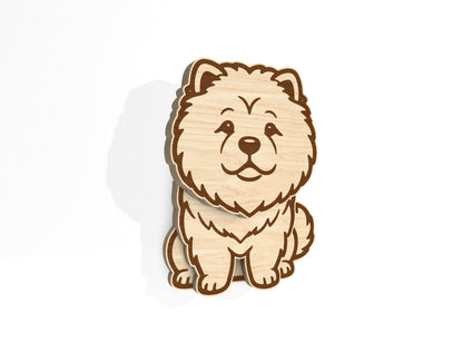Dog Magnet SVG Bundle for Glowforge, xTool, or LightBurn
