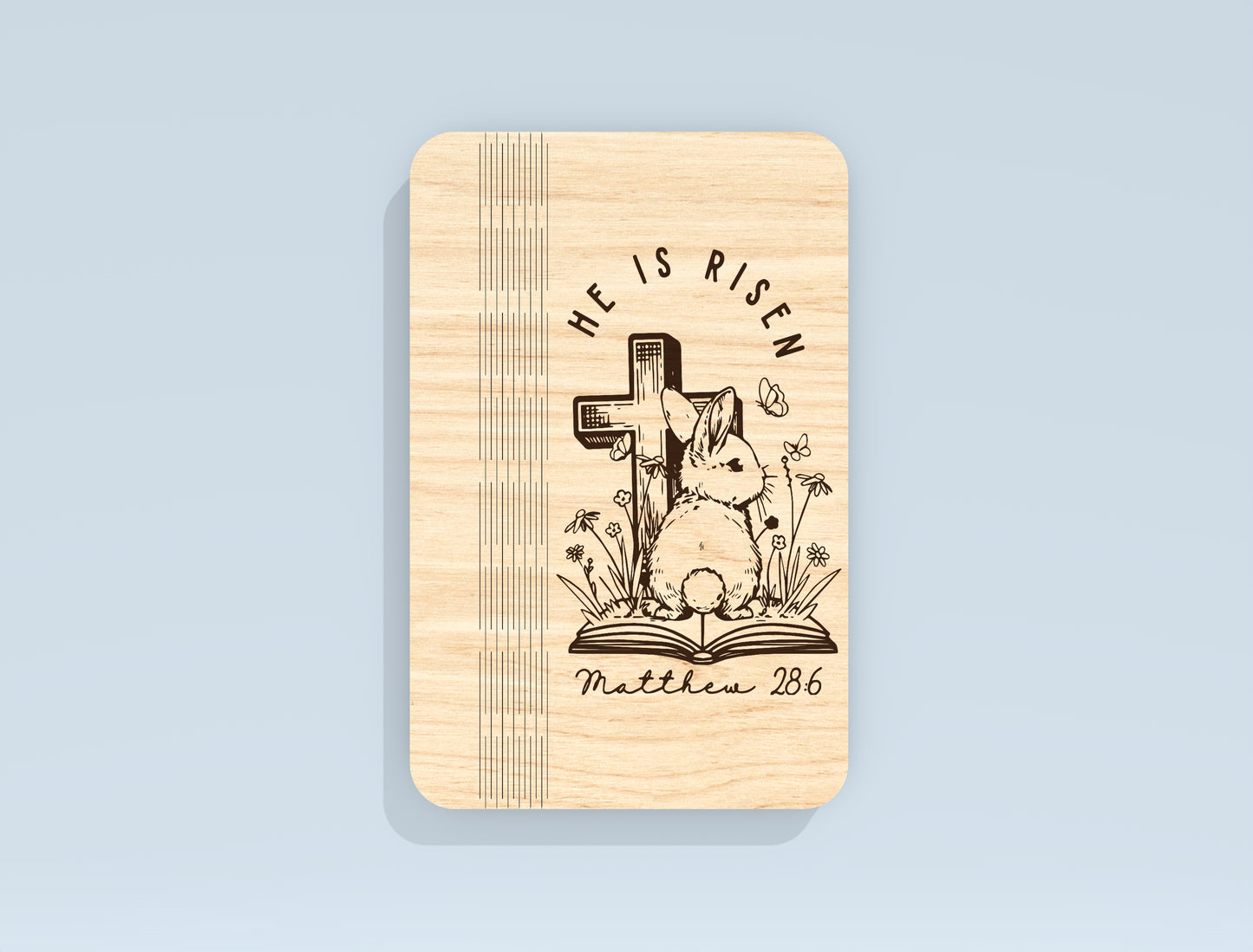 Easter Money Holder & Gift Box Laser Cut File | Religious Bunny SVG | Digital Download | Ready to Cut for Glowforge, xTool, LightBurn, etc.