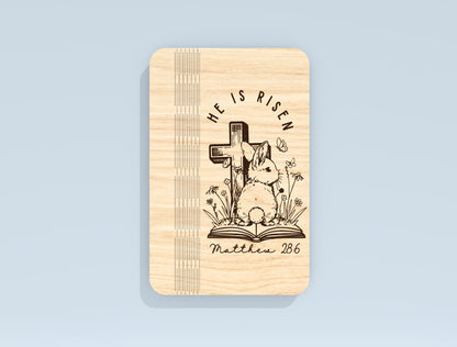 Easter Money Holder & Gift Box Laser Cut File | Religious Bunny SVG | Digital Download | Ready to Cut for Glowforge, xTool, LightBurn, etc.