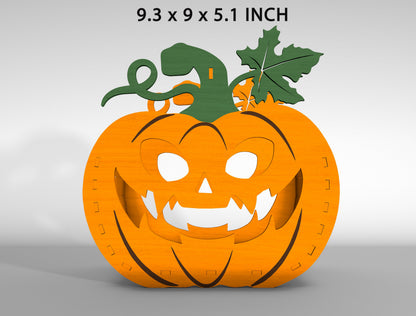 Halloween Pumpkin Basket SVG Laser Cut Bundle for Glowforge