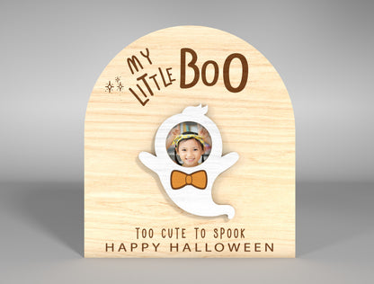Halloween Ghost Photo Frame SVG Bundle 7 Designs for LightBurn Glowforge xTool