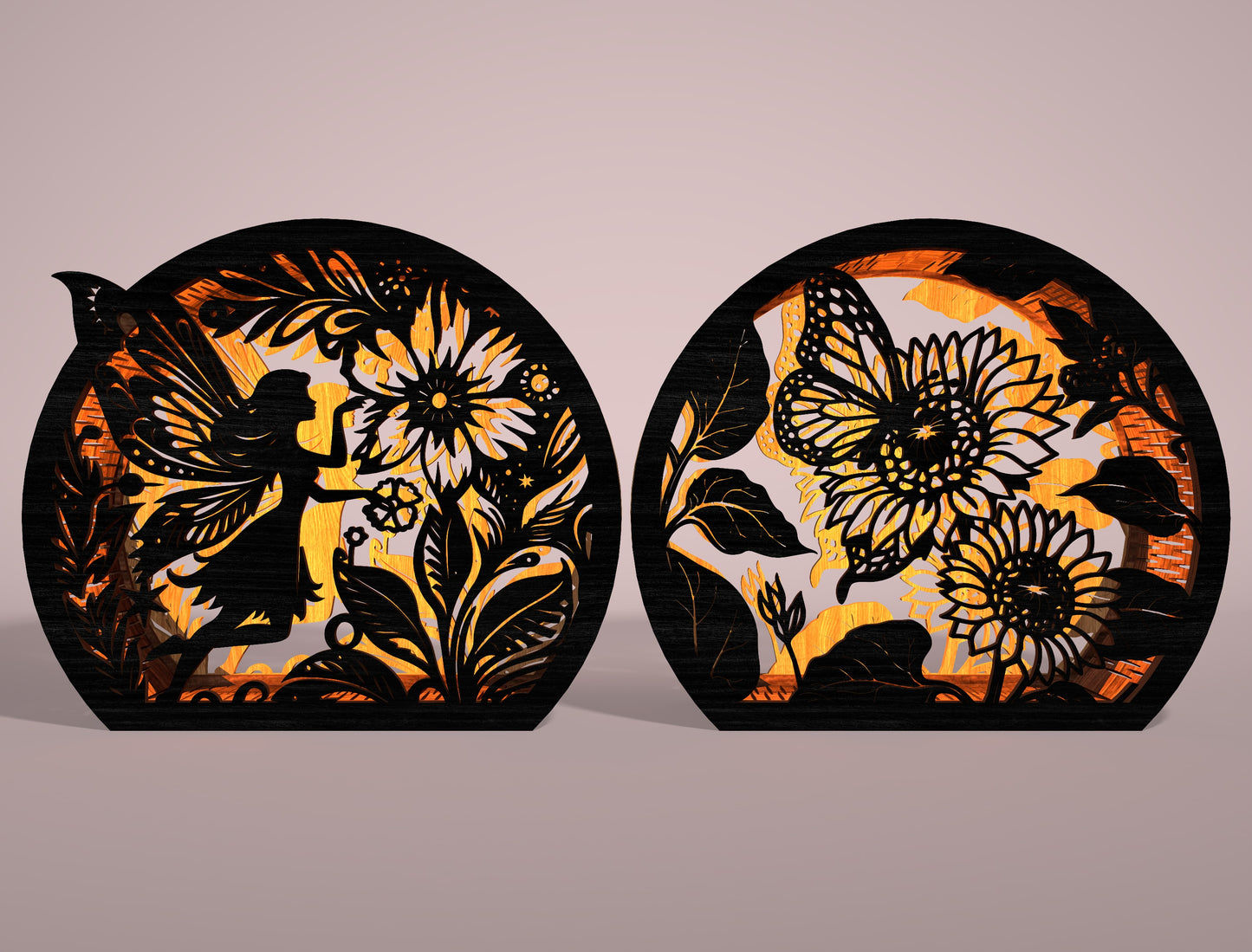 Fairy Lantern SVG Bundle Laser Cut File for Glowforge and LightBurn