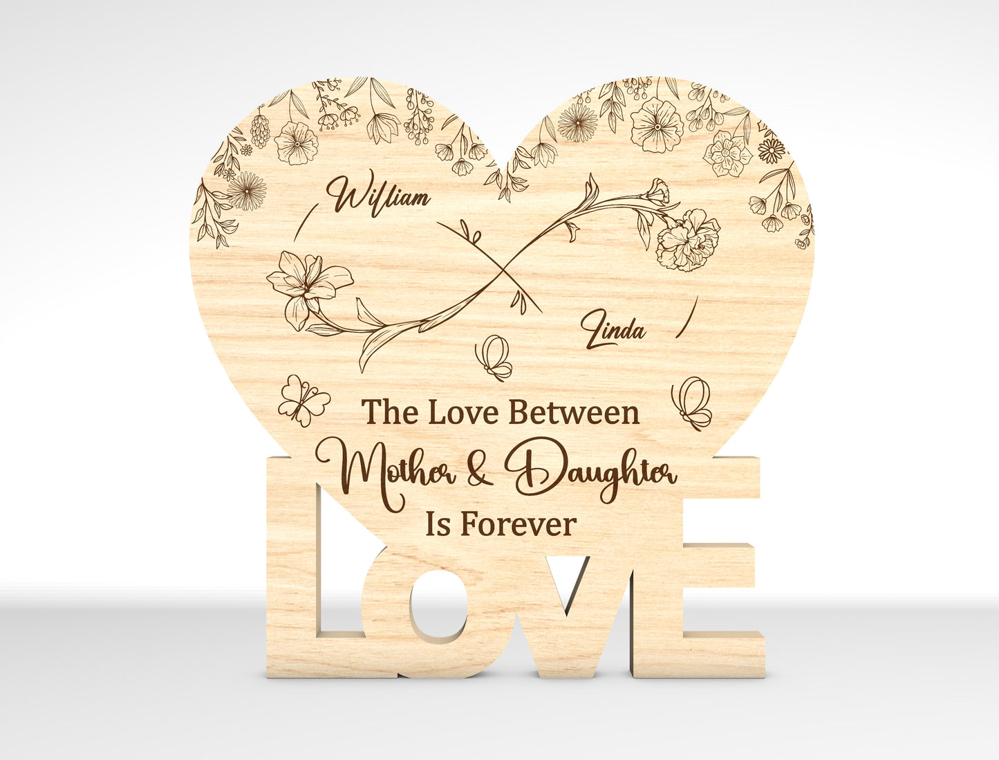 Personalized Turtle Family Name Sign SVG Bundle Laser Cut File for Glowforge and LightBurn