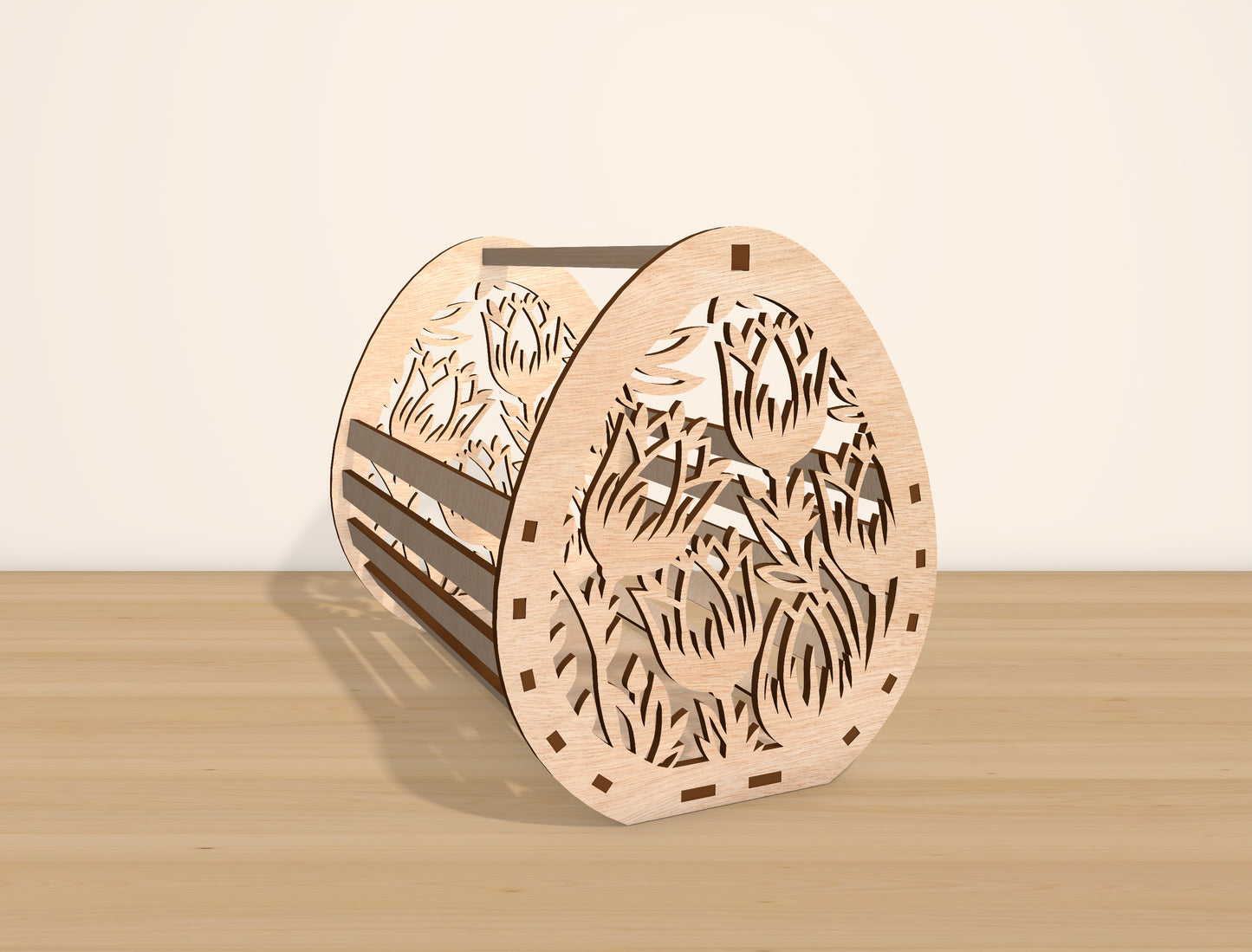 Easter Egg Basket Holder SVG Bundle Wooden Candy for Glowforge and xTool