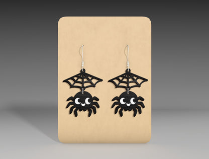 Halloween Stud Earrings SVG Bundle 9 Designs for LightBurn Glowforge xTool