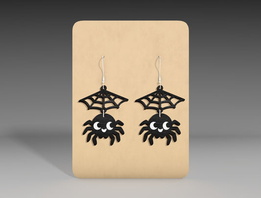 Halloween Stud Earrings SVG Bundle 9 Designs for LightBurn Glowforge xTool