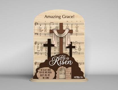 Easter Shelf Sitter SVG 9 Christian Easter Designs for LightBurn and Glowforge