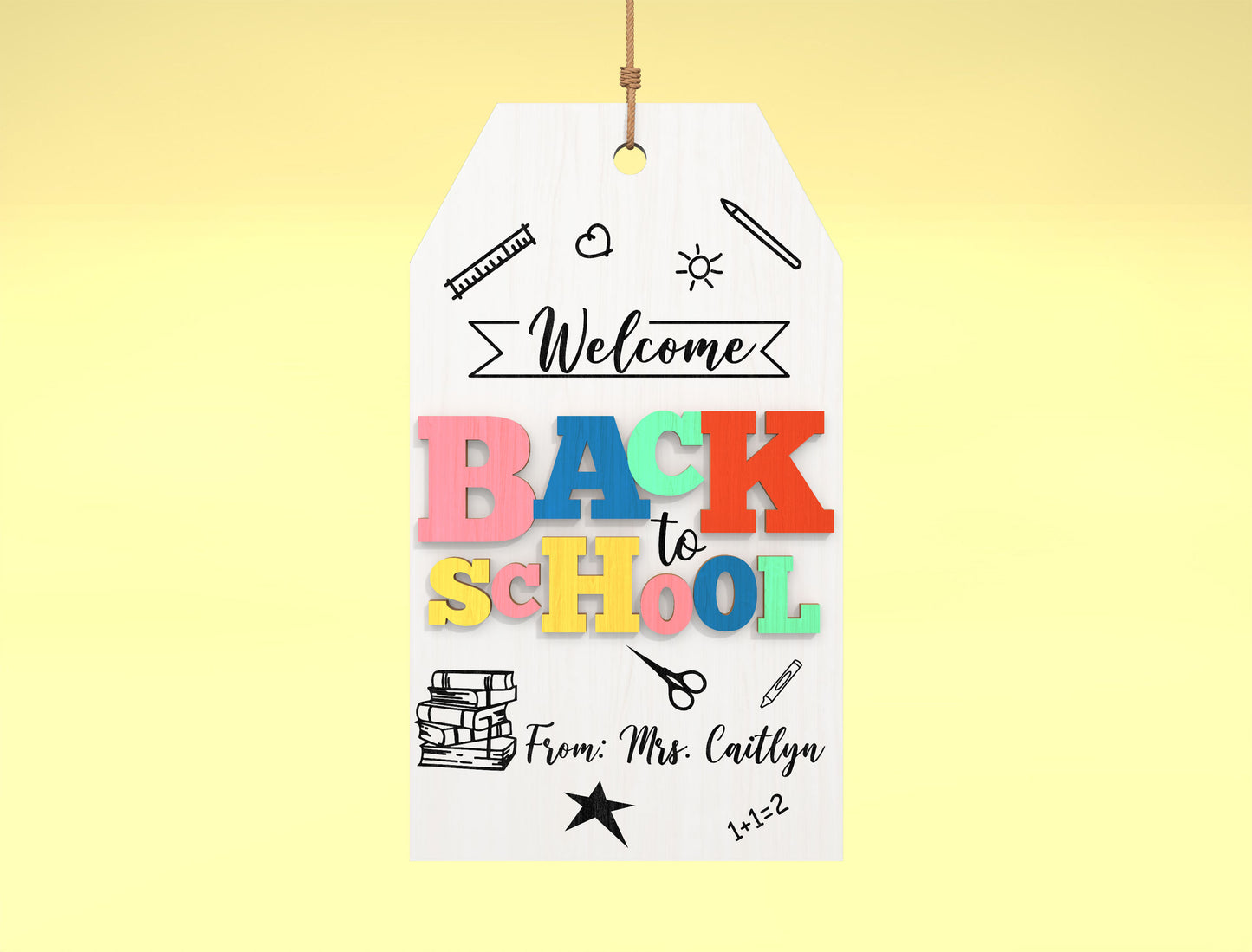 Back To School Tag Bundle SVG Laser Cut File for Glowforge and xTool