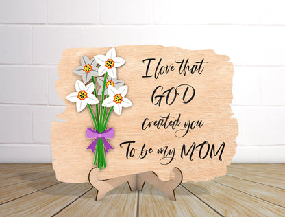 Mother Flower Quote Sign SVG Bundle A Mother Is Like for Glowforge