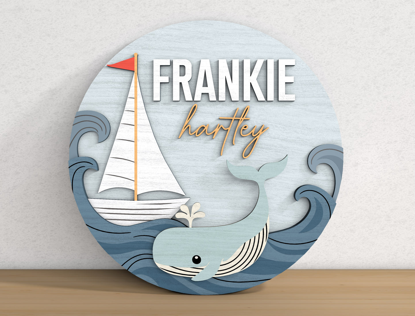 Personalized Nursery Sign SVG Bundle for xTool Glowforge