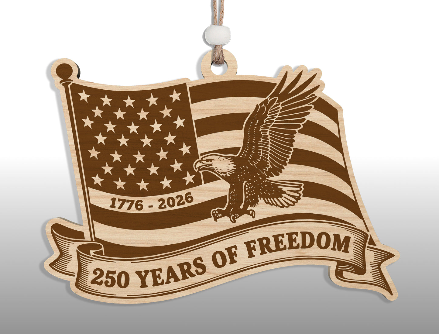 USA 250th Anniversary Ornament SVG Bundle for Glowforge