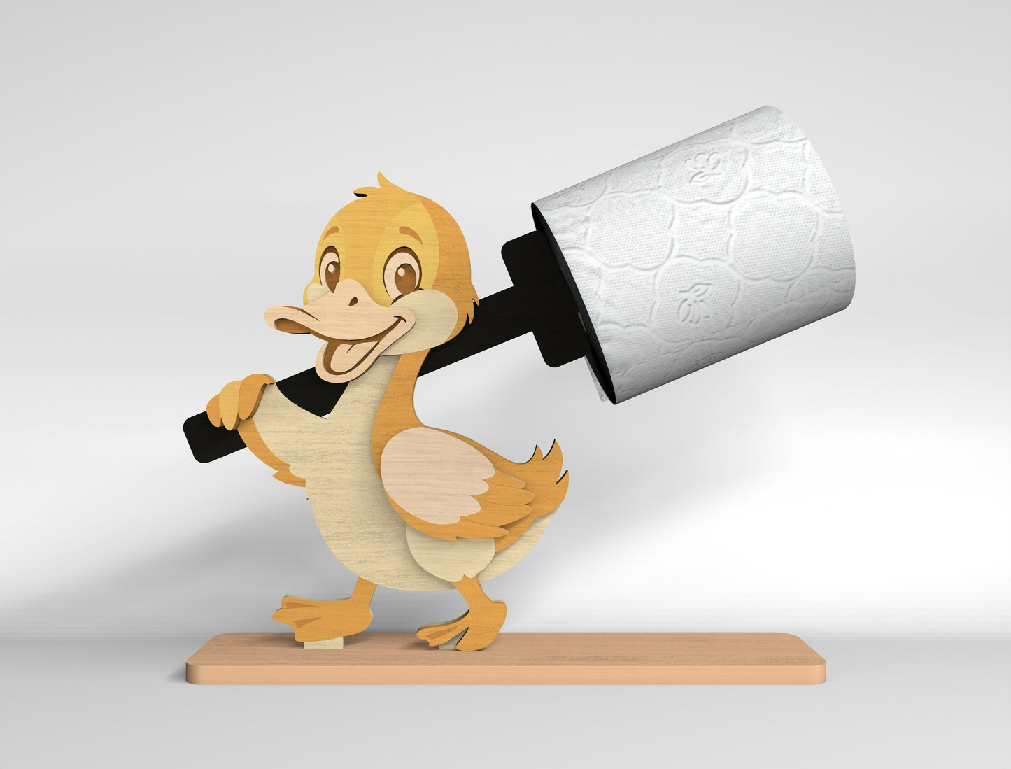 Farm Animal Toilet Paper Holder SVG Bundle for Glowforge and LightBurn