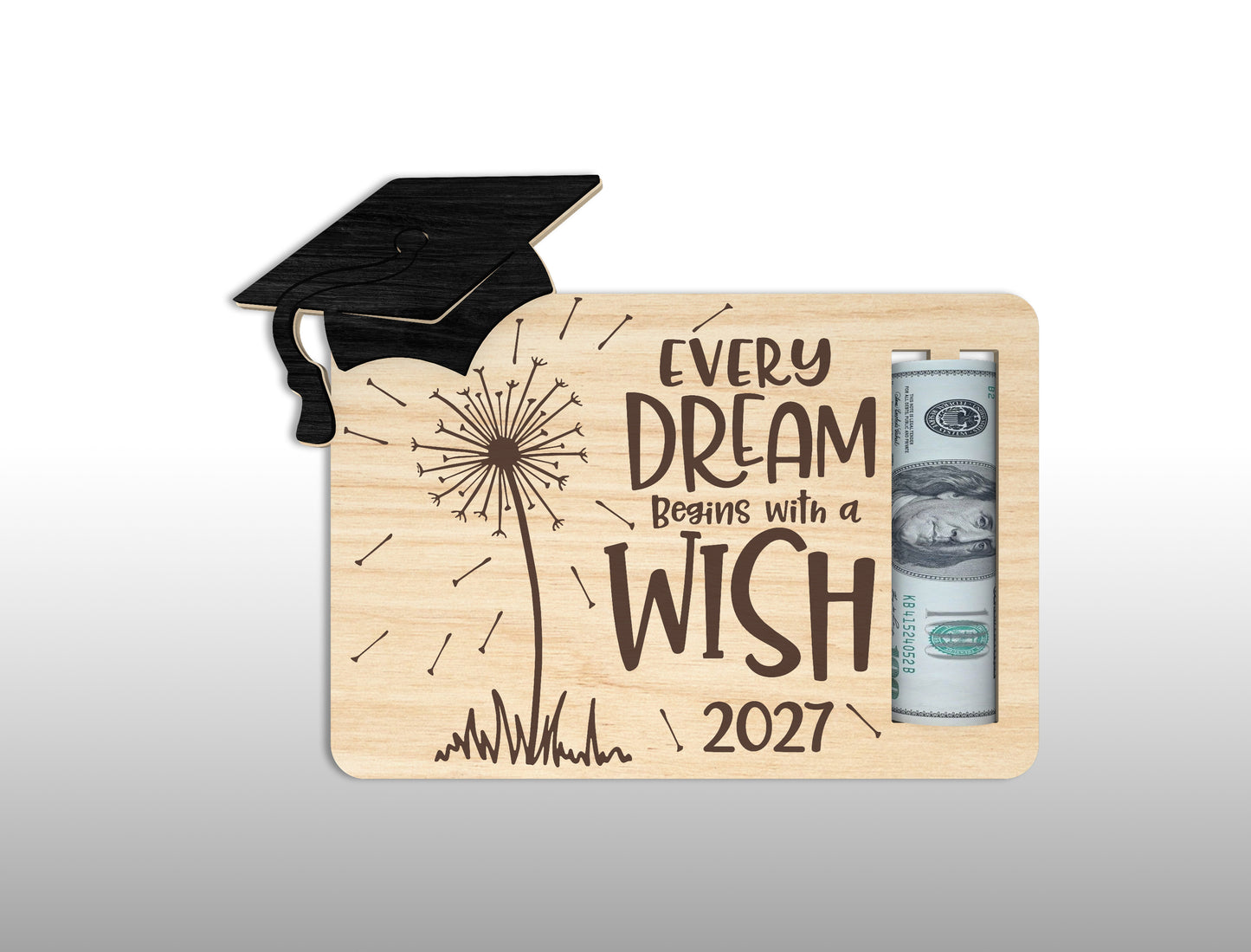Graduation Money Holder SVG Bundle | Wooden Cash Gift Card Laser Cut File | Glowforge xTool LightBurn Ready