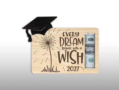 Graduation Money Holder SVG Bundle | Wooden Cash Gift Card Laser Cut File | Glowforge xTool LightBurn Ready