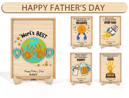 Father’s Day Award Sign SVG Bundle for Glowforge Laser Cut