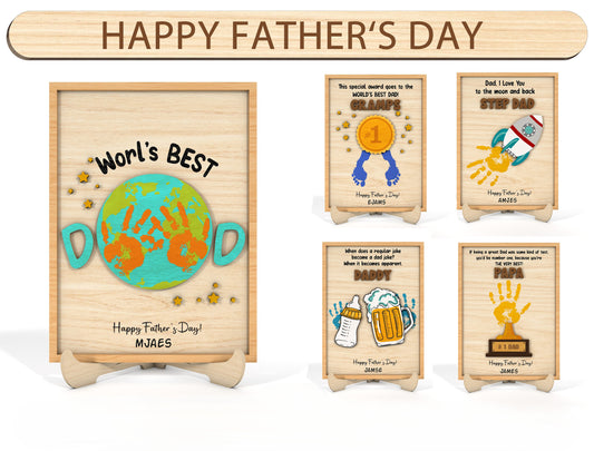 Father’s Day Award Sign SVG Bundle for Glowforge Laser Cut