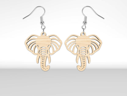 Wooden Animal Earrings SVG Bundle for xTool and Glowforge