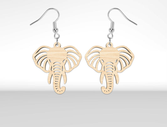 Wooden Animal Earrings SVG Bundle for xTool and Glowforge