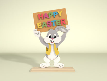 Cute Easter Character SVG Bundle 6 Designs for Glowforge and xTool