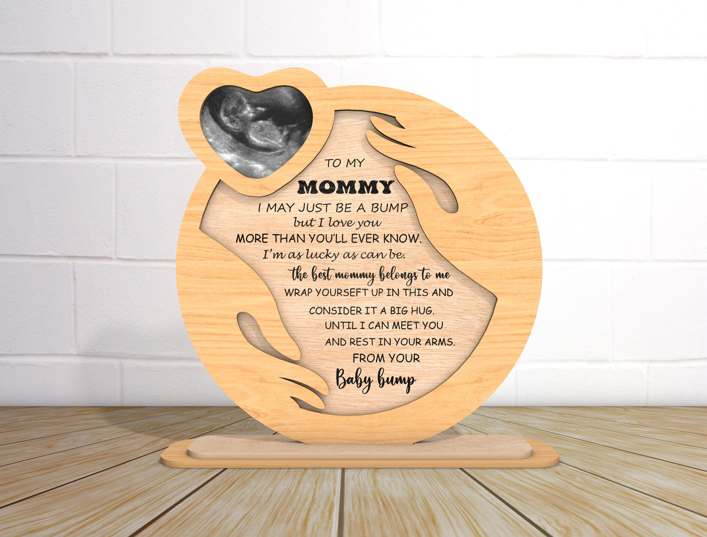 Our First Mother's Day Photo Frame SVG for Glowforge and xTool