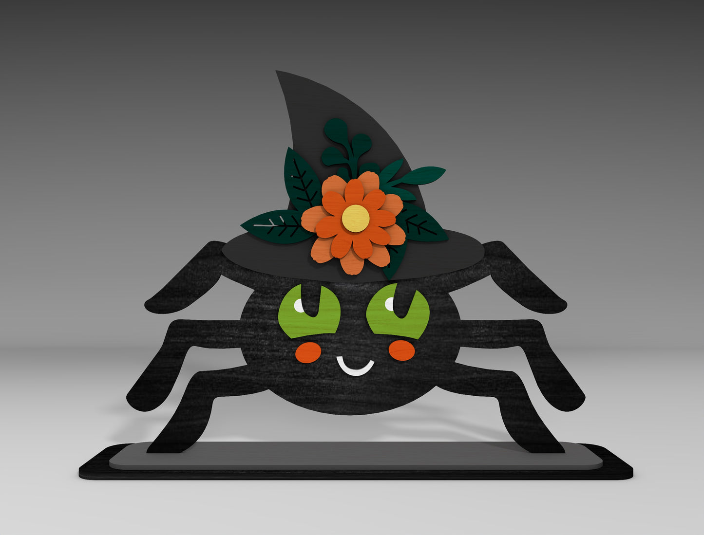 Halloween Cute Spider SVG Bundle for xTool LightBurn Glowforge 3 Designs