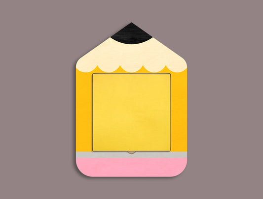 Personalized Teacher Sticky Note Holder SVG for Glowforge and xTool