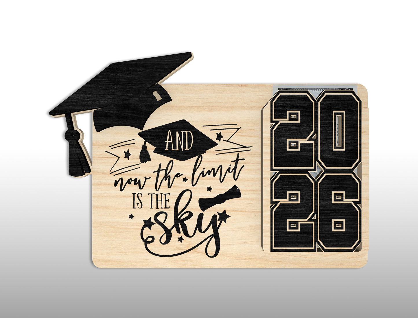 Graduation Money Holder SVG Bundle for xTool and LightBurn