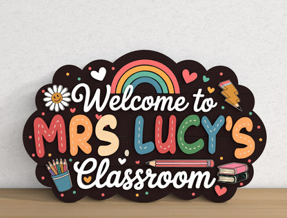 Teacher Door Sign Bundle SVG Classroom Decor for Glowforge Users