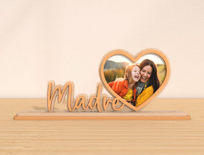 Mom Name Photo Stand SVG Bundle 6 Mom Titles for LightBurn and xTool