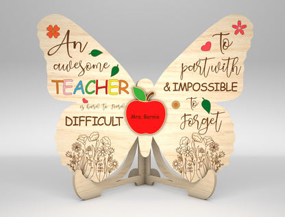Teacher Appreciation Gift Sign SVG Bundle for Glowforge and xTool