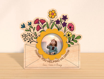 Mom Photo Frame Stand SVG Bundle Floral for xTool and LightBurn