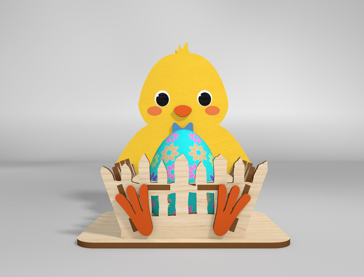Easter Egg Holder Stand SVG Bunny Chick Lamb 8 Designs for LightBurn and xTool