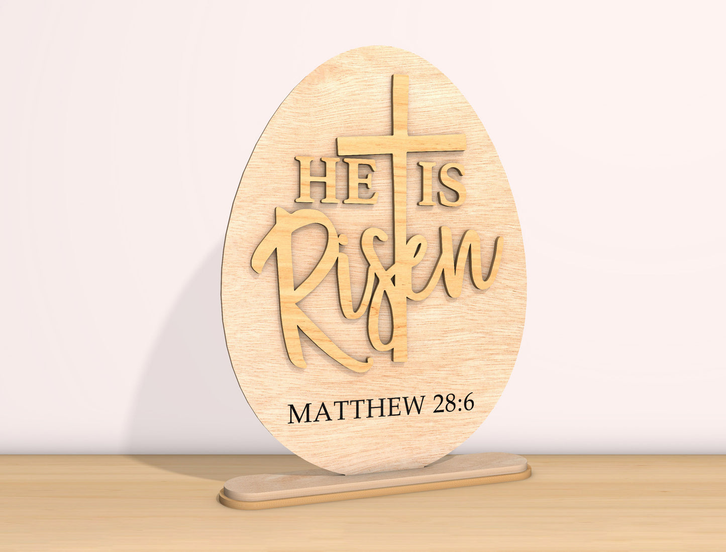 He Is Risen SVG Bundle Christian Cross Matthew Easter for LightBurn and xTool
