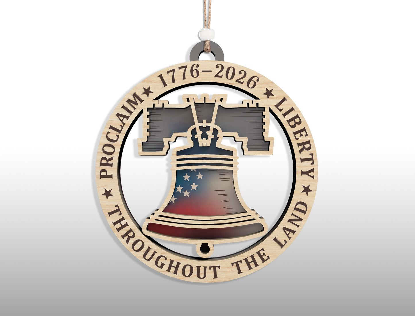 250 Years of America Ornament SVG Bundle for Glowforge