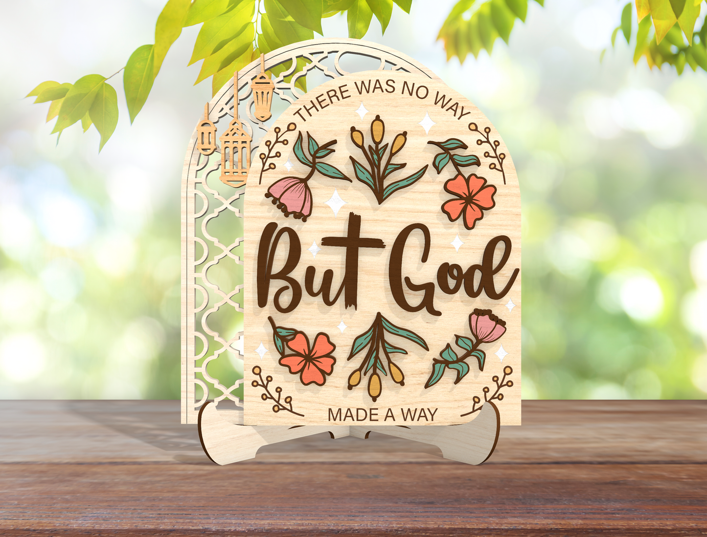 Christian Arch Sign SVG Amazing Grace and But God for LightBurn and Glowforge