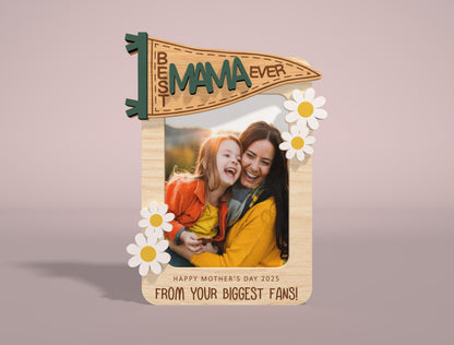 Mom and Dad Photo Frame Banner SVG Bundle for Glowforge and xTool