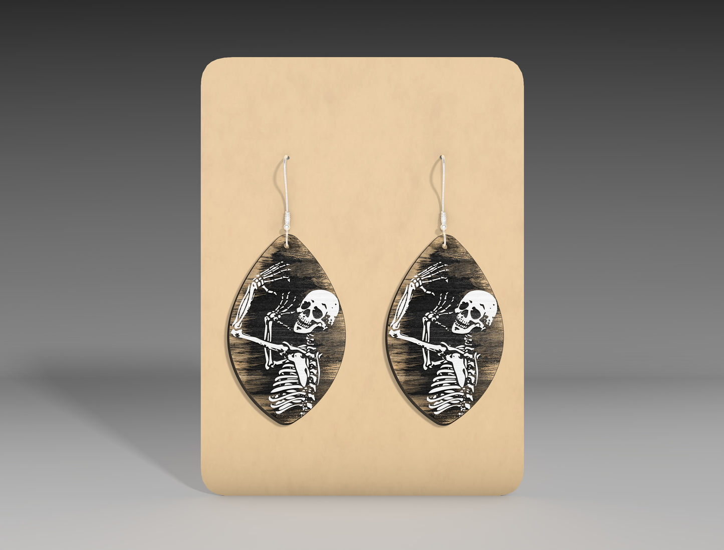 Halloween Black Cat Moon Earrings SVG Bundle 3 Designs for LightBurn Glowforge xTool