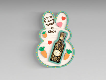 Easter Bunny Bottle Holder SVG 19 Designs Laser Cut for Glowforge and xTool